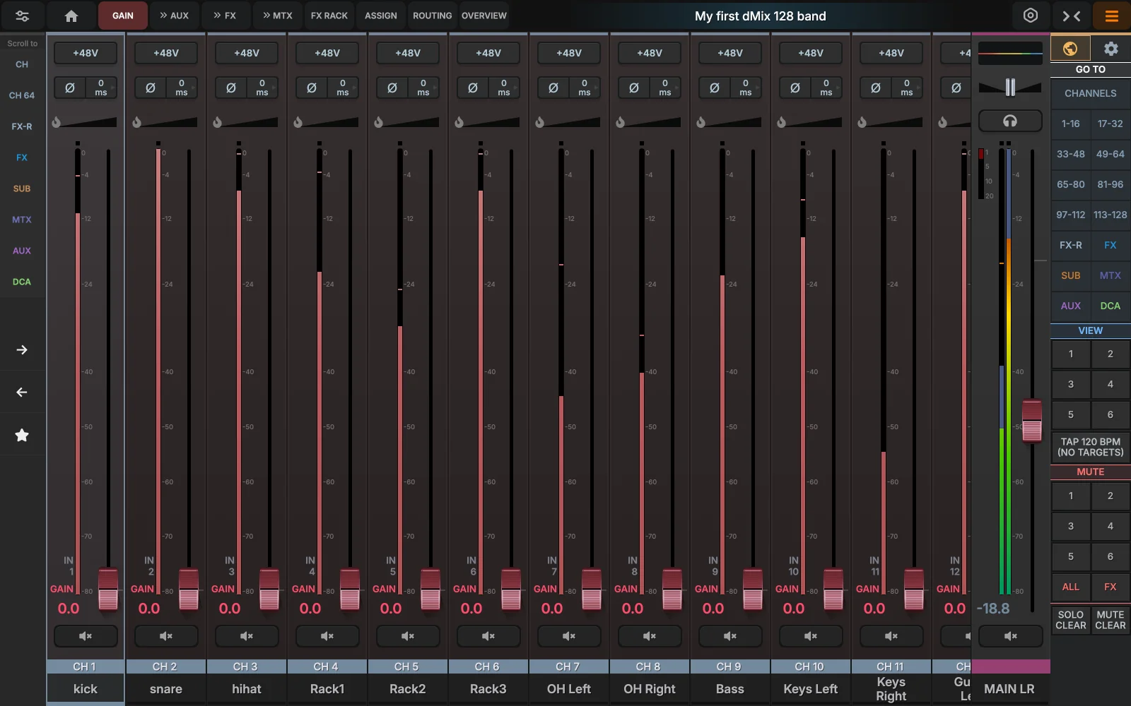 Input source & preamp — Input · CH 09 · Lead Vocal