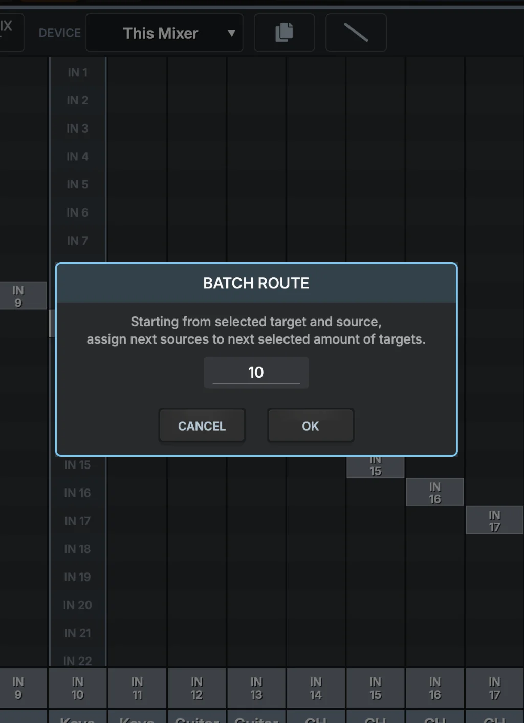 Cascade assign