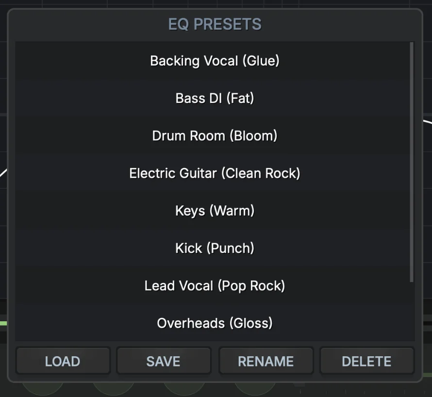 Presets